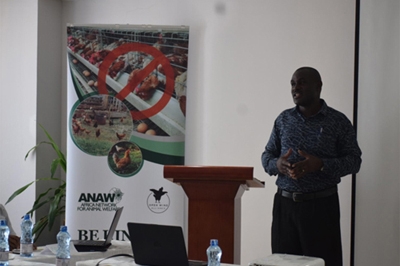 Josiah Ojwang, Ag Executive Director (ANAW), Makes His Opening Remarks During the Workshop. 